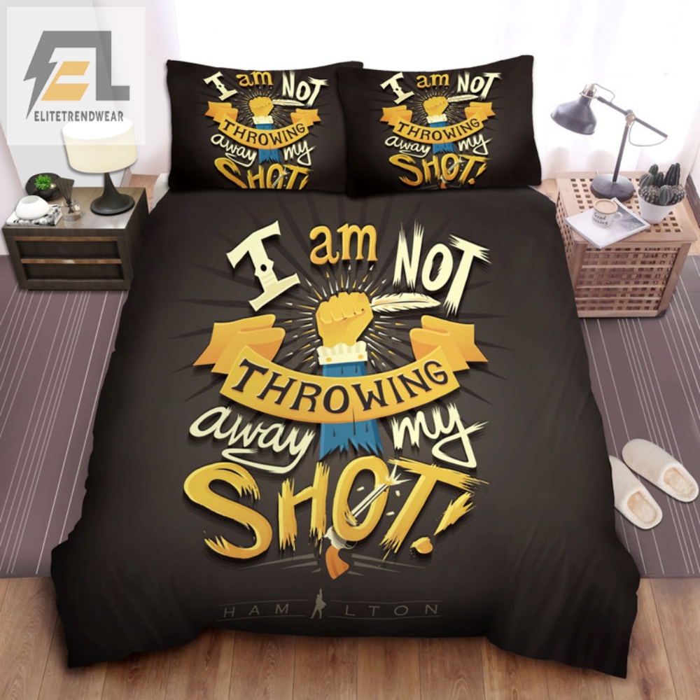 Sleep Like Hamilton Quill In Hand Bedding Sets