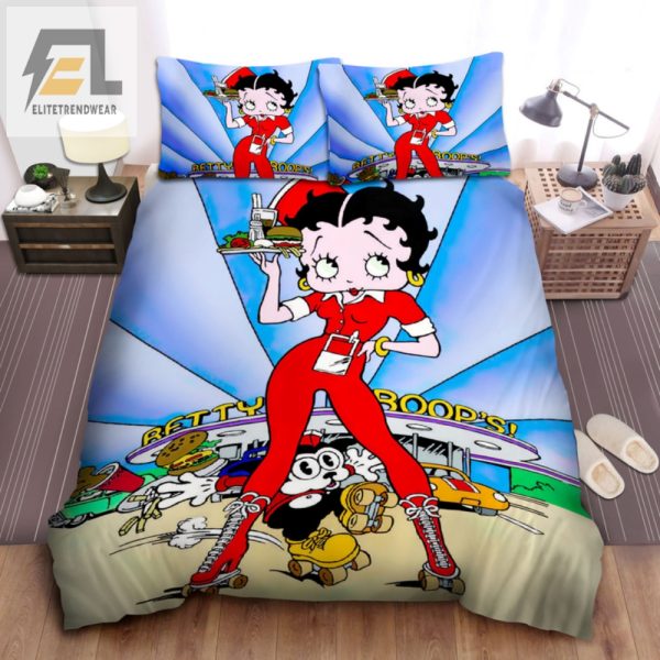 Skate Into Dreams Betty Boop Fun Bedding Sets elitetrendwear 1