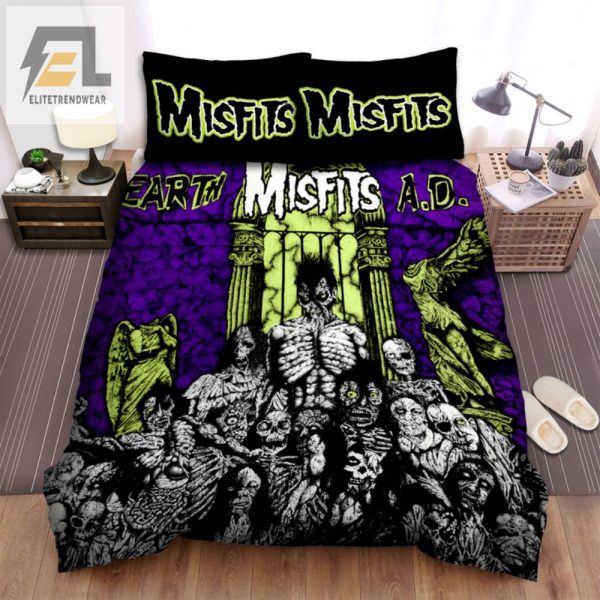 Sleep With The Misfits Rock Your Bed With Earth A.D. Sheets elitetrendwear 1