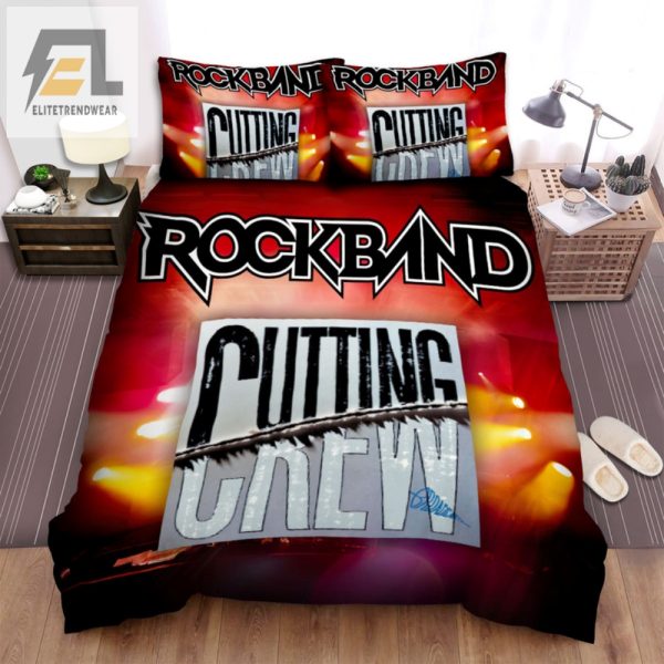 Rock Out In Bed Cutting Crew Band Bedding Sets elitetrendwear 1