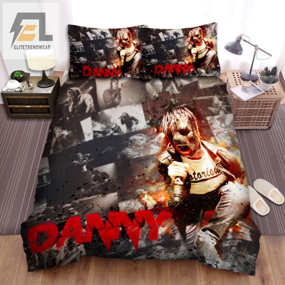 Rock Your Bed Funny Danny On Mic Bedding Set  Hollywood Undead