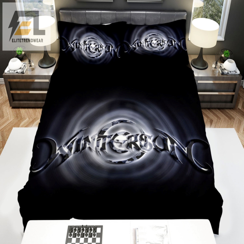 Winters Punniest Logo Bedding  Snuggle With A Smile
