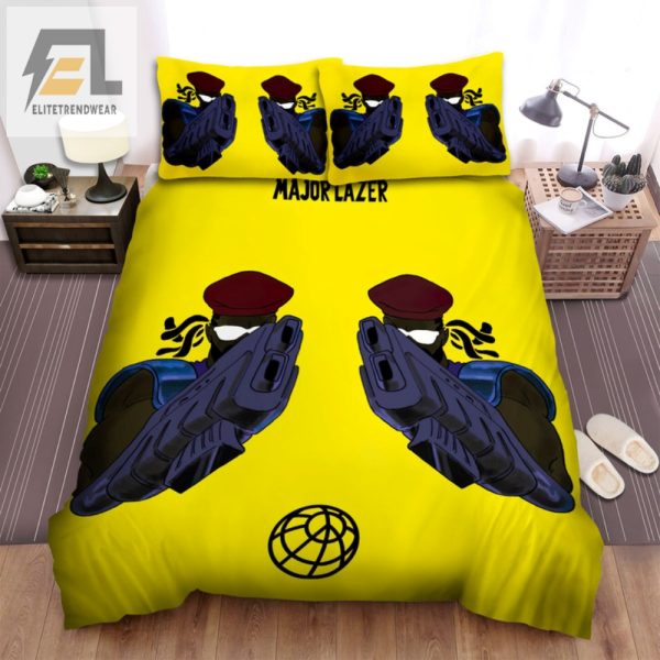 Sleep Like Major Lazer Epic Music Bed Sheets Duvet Set elitetrendwear 1 1