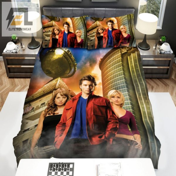 Sleep With Heroes Smallville Poster Bedding Set Cozy Fun elitetrendwear 1 1