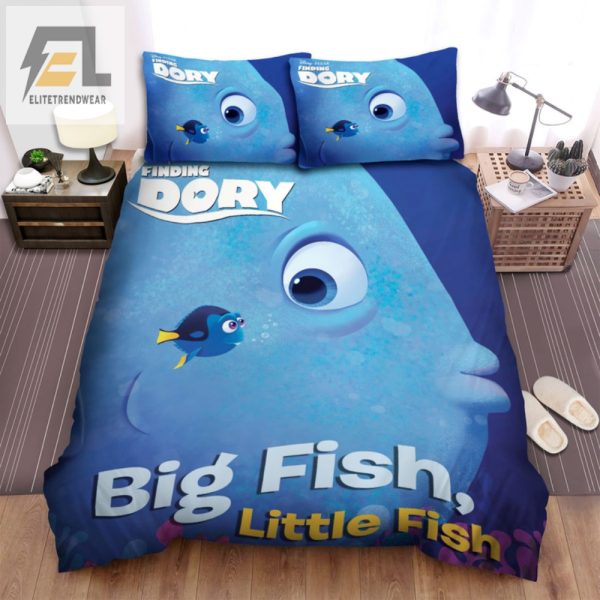 Sleep With Dory Comically Cozy Finding Dory Bedding Set elitetrendwear 1 1