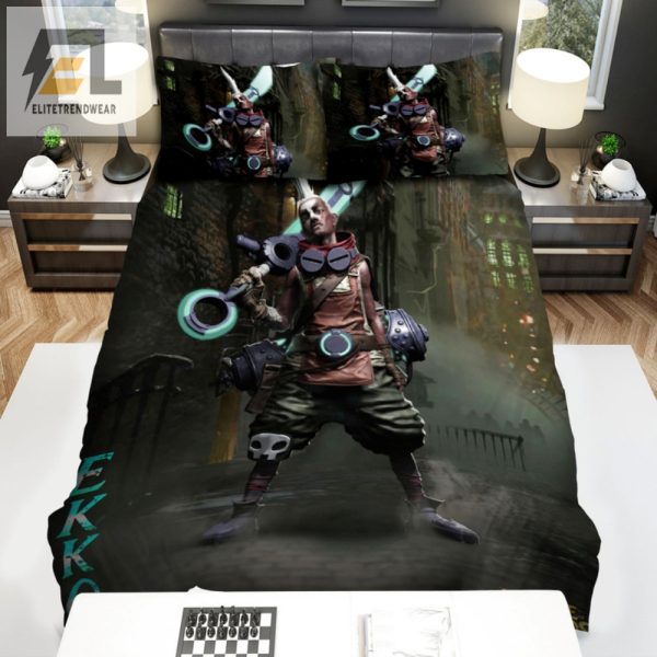 Sleep Like Ekko Hilarious League Of Legends 3D Bedding Set elitetrendwear 1