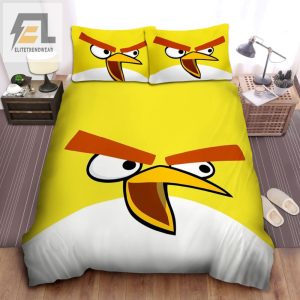 Humor Meets Comfort Angry Birds Chuck Bedding Set elitetrendwear 1 1
