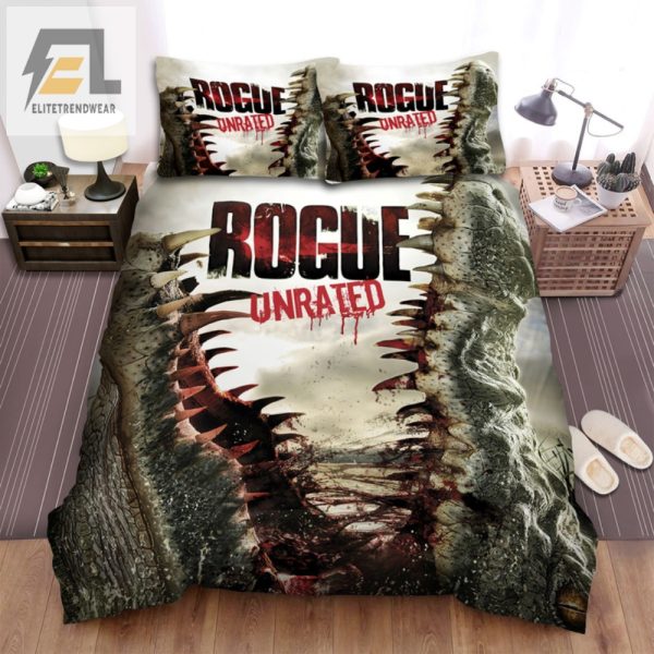 Sleep With 07 Crocodile Chic Rogue Bed Sheets Comforter elitetrendwear 1