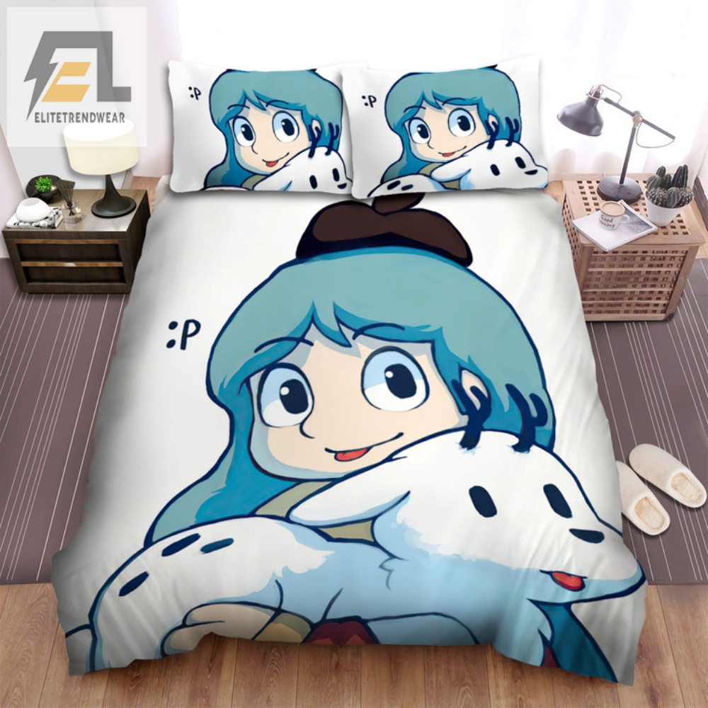 Cuddle With Hilda Funny  Unique Twig Bed Sheets Set