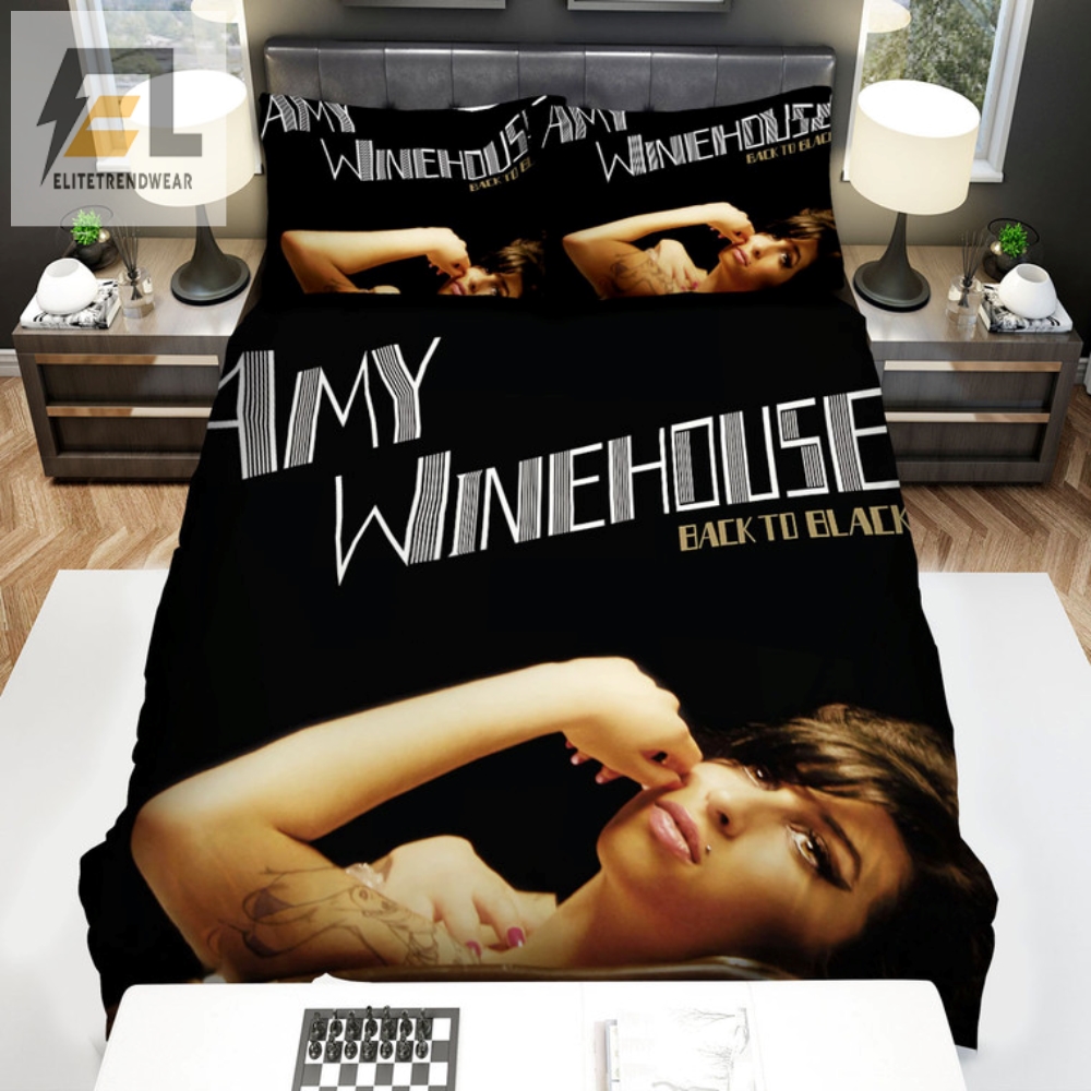 Sleep Like A Rockstar Amy Winehouse Bedding Set