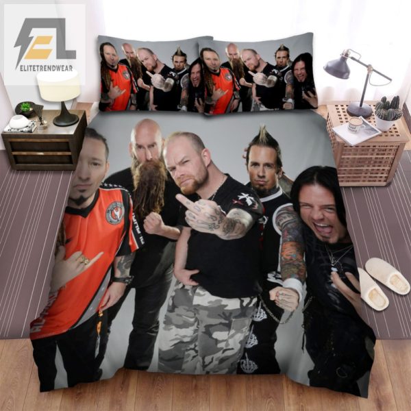 Rock Your Sleep Five Finger Death Punch 2005 Bedding Set elitetrendwear 1 1