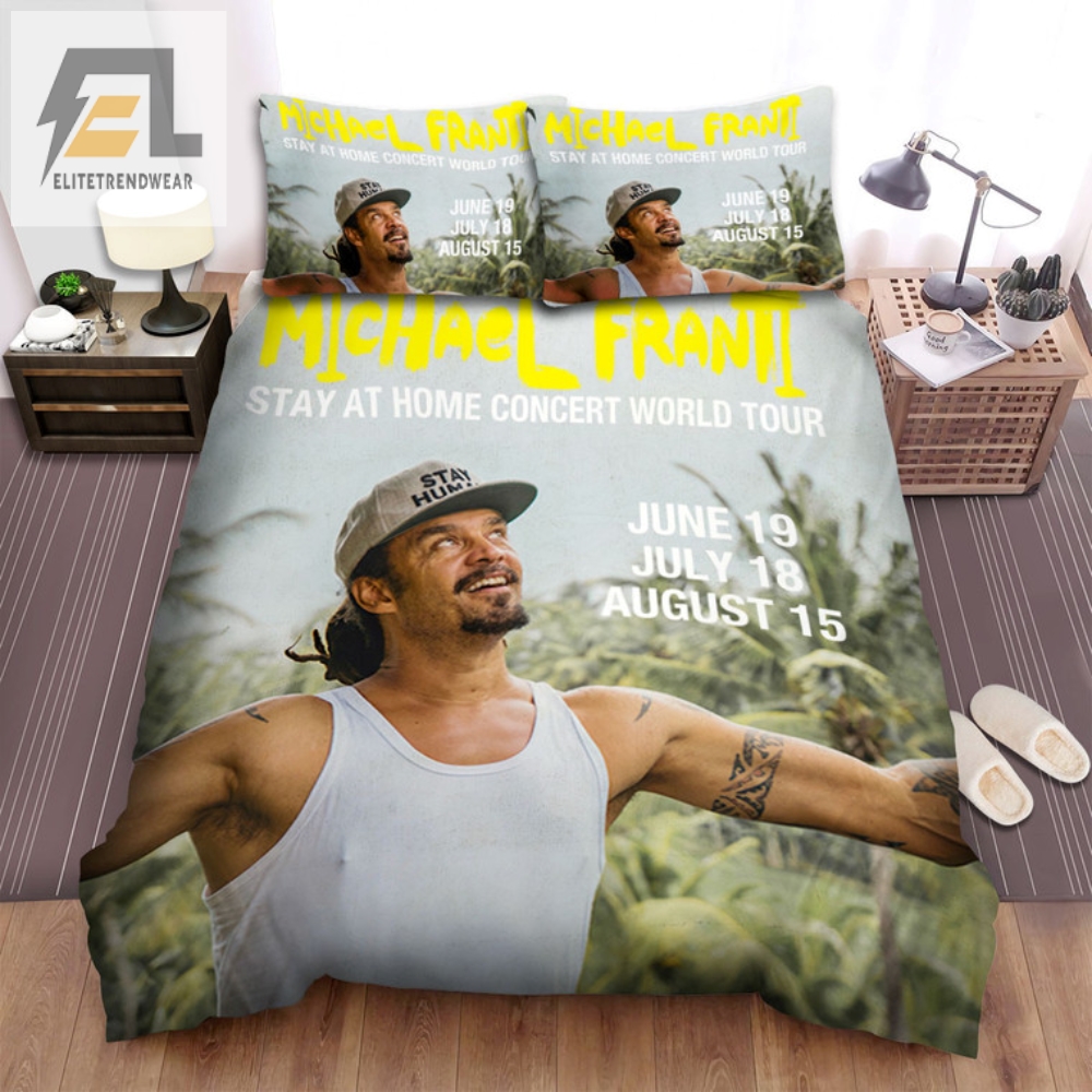 Groove In Bed Michael Franti Stay Home Concert Bedding
