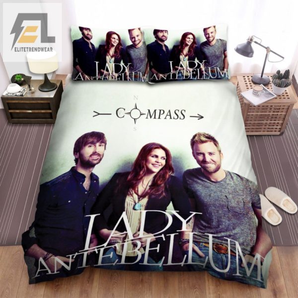 Snuggle With Lady A Funny Compass Album Cover Bedding elitetrendwear 1