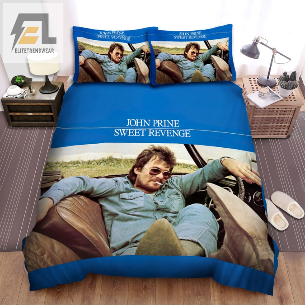 Sleep With John Prine Sweet Revenge Bed Sheets  Duvet Set