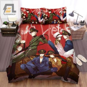 Sleep With The World Hetalia Axis Powers Anime Bedding Set elitetrendwear 1 1