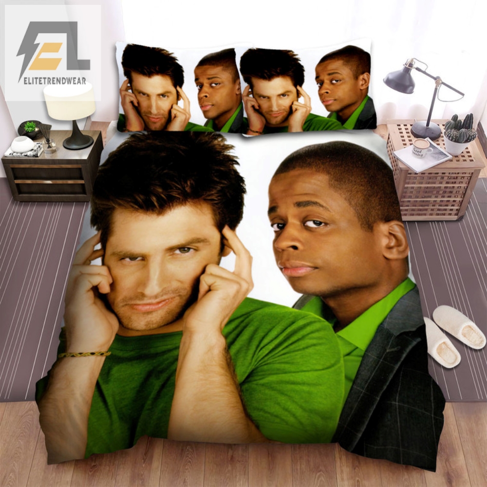 Cozy Up With Psych Season 1 Poster Bedding  Funny  Unique