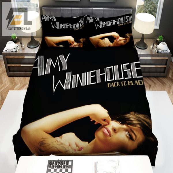Snuggle With Amy Back To Black Bedding For True Fans elitetrendwear 1