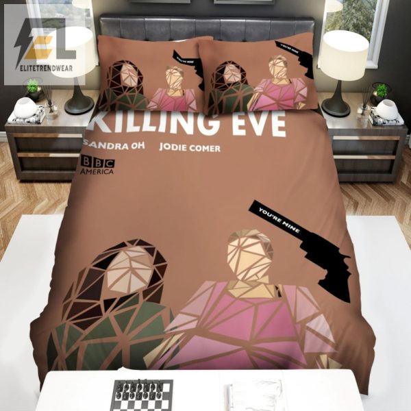 Killing Eve Fan Bedding Funny Unique 4Piece Duvet Set elitetrendwear 1 1