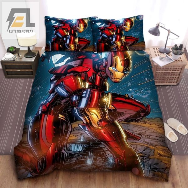 Sleep Like A Hero Iron Man Armor Bedding Set elitetrendwear 1