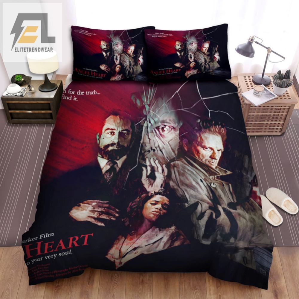 Snuggle With Mickey Rourke Angel Heart Bedding Bliss