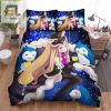 Sleep With Penguins Quirky Penguindrum Princess Bed Set elitetrendwear 1