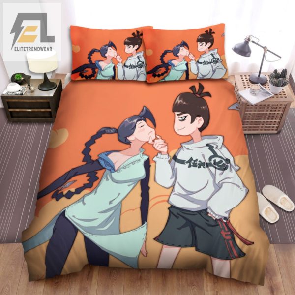 Quirky Scissor Seven Duvet Set Hilarious Anime Bedding elitetrendwear 1