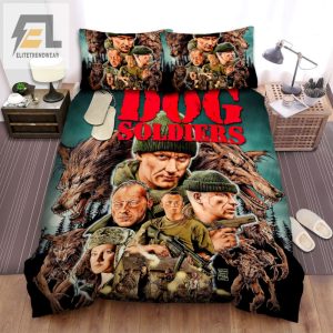 Doggone Cozy Unique Soldiers Art Bed Sheets Duvet Set elitetrendwear 1 1