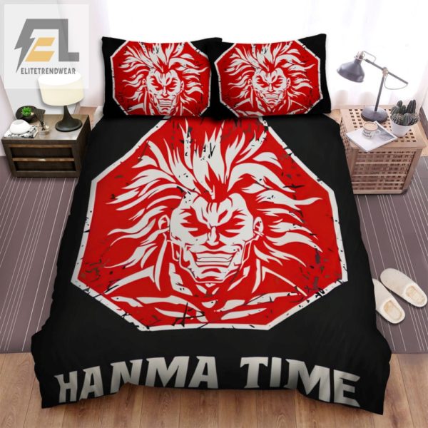 Snuggle Like Baki Hanma Time Funny Bedding Sets elitetrendwear 1