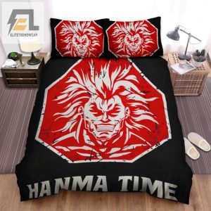 Snuggle Like Baki Hanma Time Funny Bedding Sets elitetrendwear 1 1