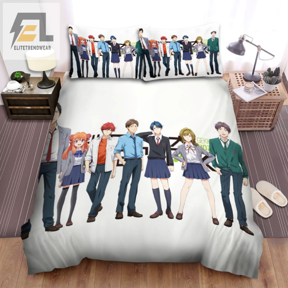 Quirky Nozakikun Girls Bedding Set  Laugh In Your Sleep