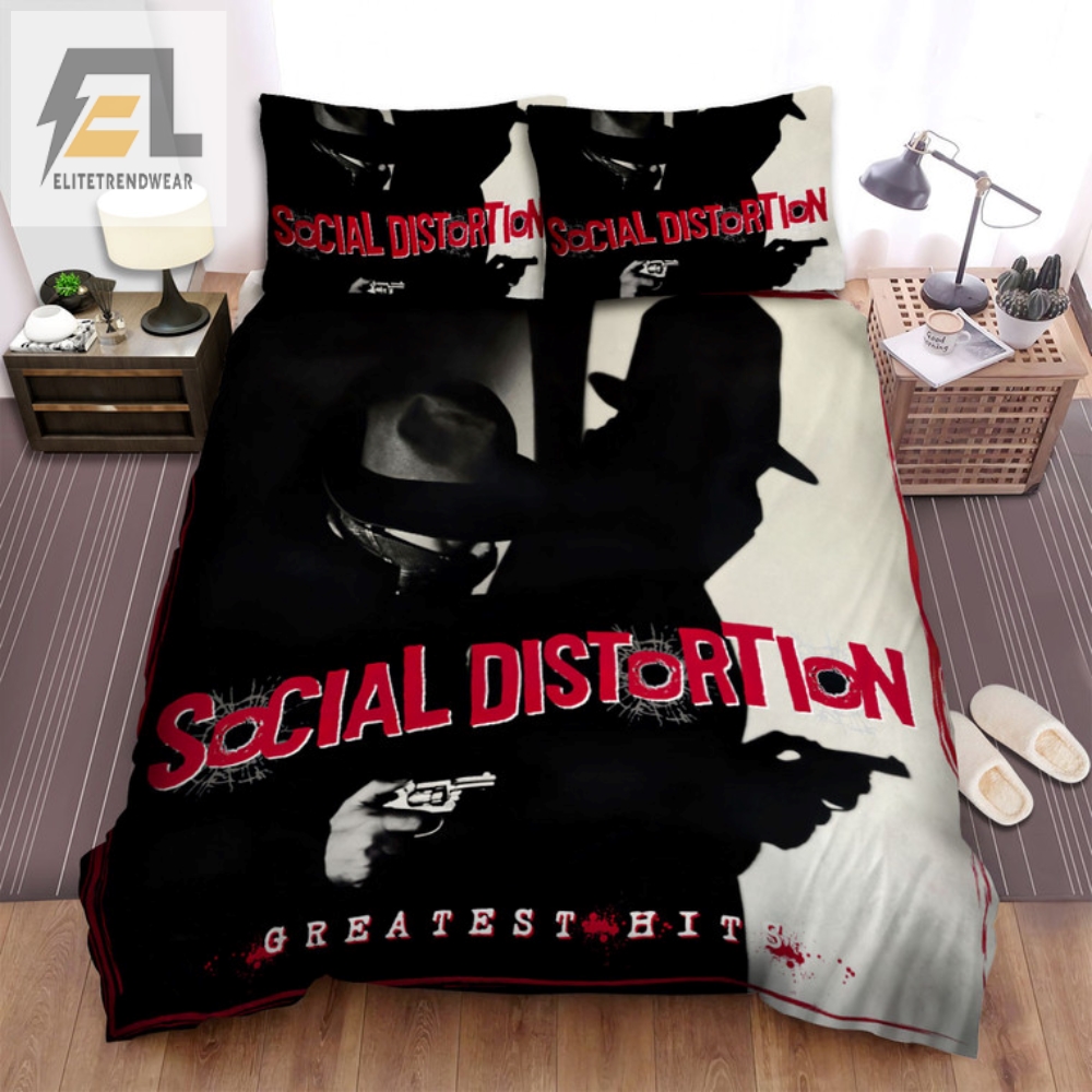 Sleep In Punk Style Social Distortion Bedding Sets