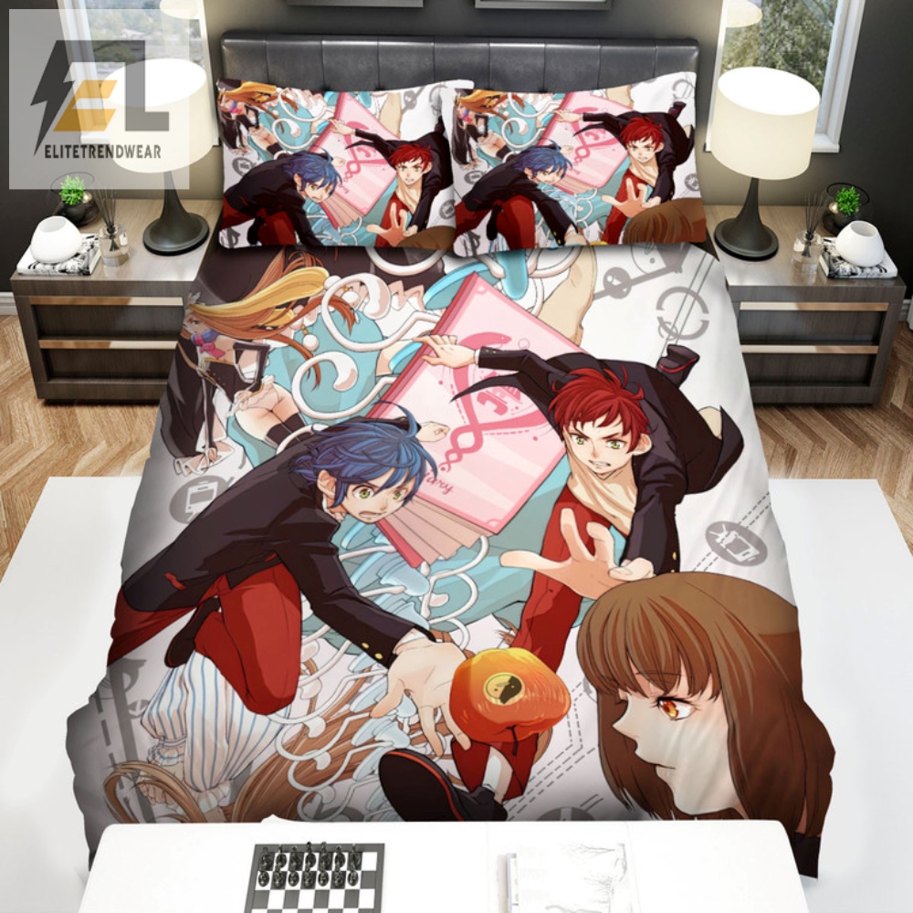 Snuggle With Destiny Quirky Penguindrum Bed Sheets Set