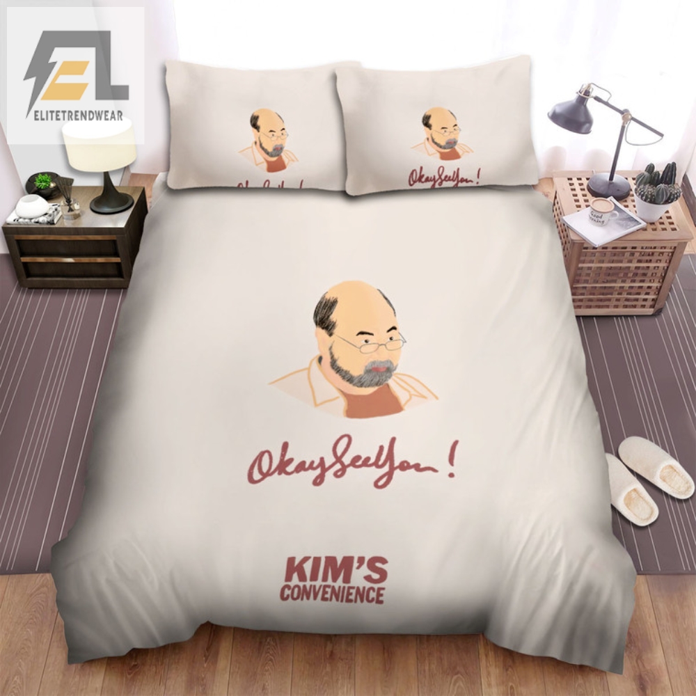 Get Cozy With Kims Convenience Fun Bed Sheets  Duvet Set