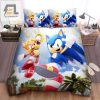 Sonic Antoine Cozy Chaos Fun Bed Sheets Duvet Set elitetrendwear 1