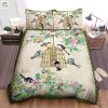 Cozy Chirp Haven Hilarious Birdhouse Duvet Cover Set elitetrendwear 1