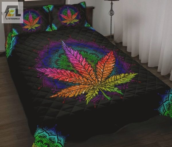 High On Love Cozy Weed Duvet Bedding Sets elitetrendwear 1