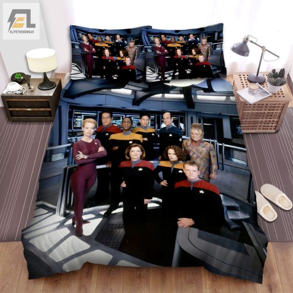 Beam Up Comfort Star Trek Voyager Duvet Sets elitetrendwear 1