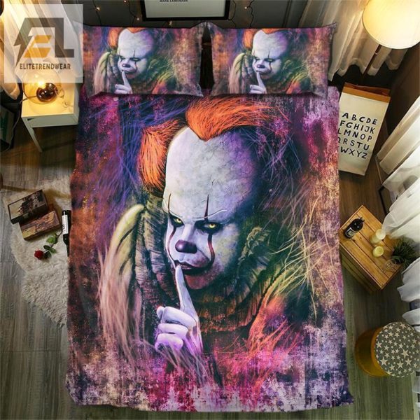 Comfy Creepy Secret Pennywise Duvet Sets Unique Fun elitetrendwear 1