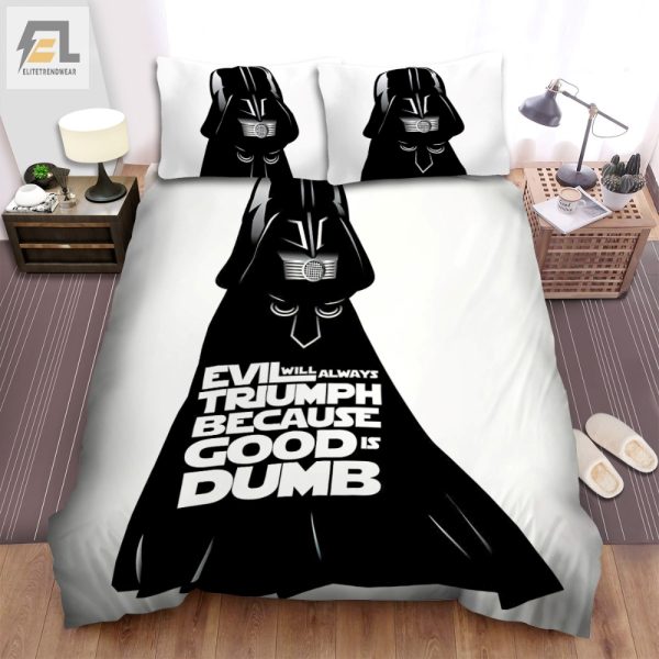 Funny Spaceballs Duvet Cover Evil Will Always Triumph Bedding elitetrendwear 1