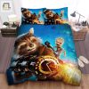 Get Cozy With Rocket Groot Fun Guardians Duvet Set elitetrendwear 1