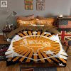 Dream Big In Texas Longhorns Duvet Set Cozy Fun Bedding elitetrendwear 1