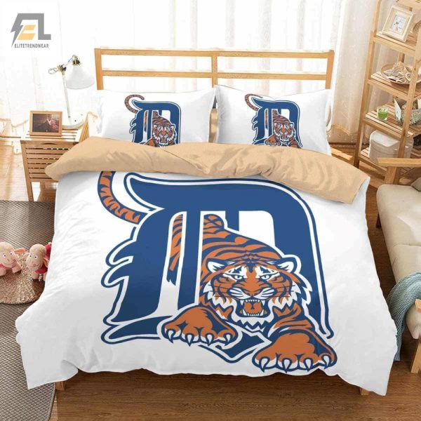 Sleep Like A Tiger 3D Detroit Bedding Sets Roar Snore elitetrendwear 1