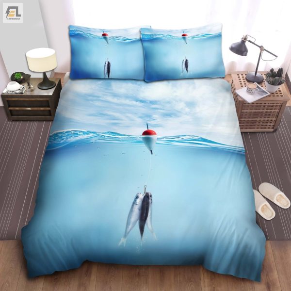 Snug As A Fish Quirky 3 Bait Underwater Duvet Set elitetrendwear 1