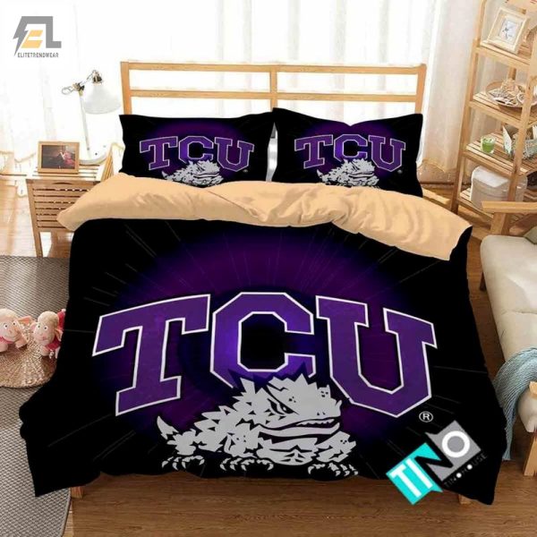 Sleep Like A Champion With Tcu Frogs Bedding Ribbit Relax elitetrendwear 1