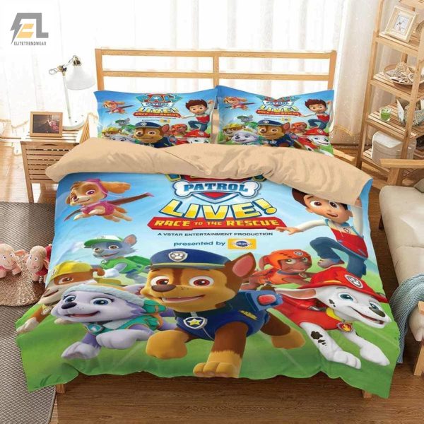 Snuggle Up With Paw Patrol Comfy Quirky 3D Bedding Sets elitetrendwear 1