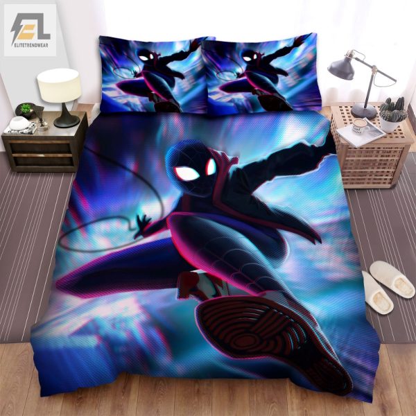 Zoom Into Sleep Miles Morales Spiderman Zippy Bedding elitetrendwear 1