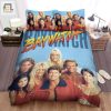 Sleep Like A Lifeguard Baywatch Poster Duvet Cover Set elitetrendwear 1