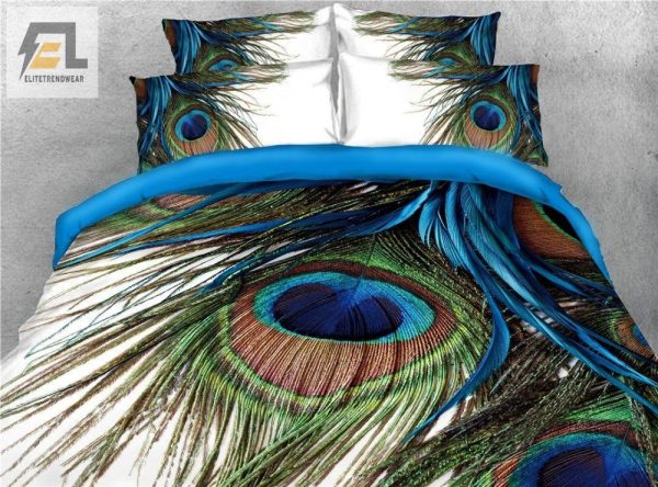 Peacock Feathers Duvet Sleep Like Royalty With A Smile elitetrendwear 1