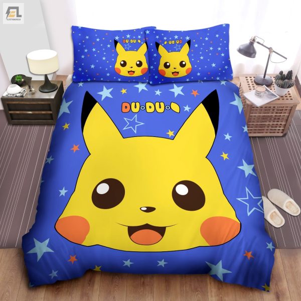 Snuggle With Pikachu Funny Cozy Duvet Cover Sets elitetrendwear 1