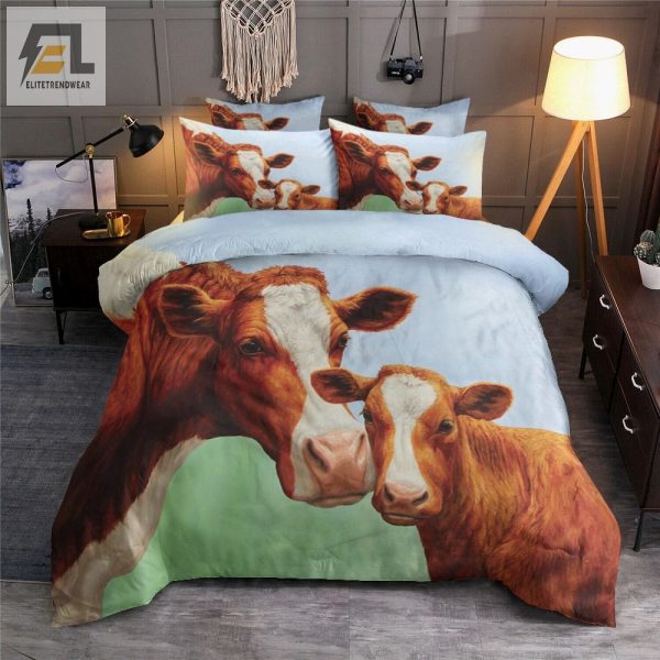 Cow Mom Baby Fun Duvet Unique Gifts For Any Occasion elitetrendwear 1